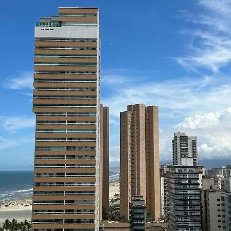 Apto Otima Localizacao A 100M Da Praia, Piscina, Ar Condicionado, Garagem E Portaria 24H Praia Grande  Exterior photo