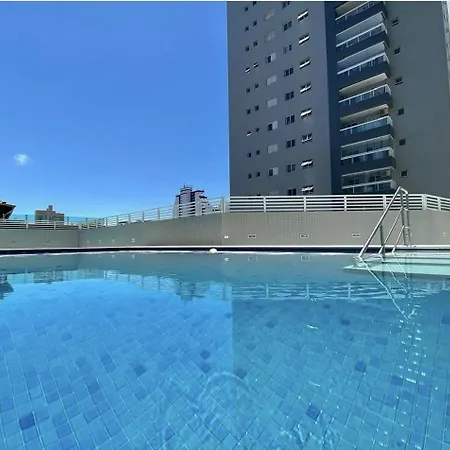 Apto Otima Localizacao A 100M Da Praia, Piscina, Ar Condicionado, Garagem E Portaria 24H Praia Grande  Exterior photo